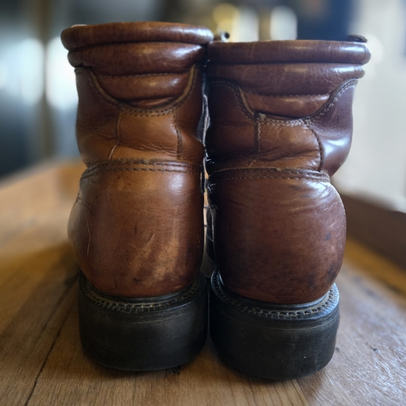 ✨👢RARE FIND Vintage Justin Cowboy Boots – Women’s Size 7 - Made in 🇺🇸 Leather - Picture 11 of 12